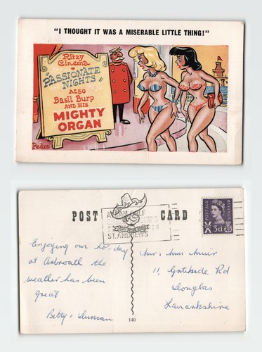 Postcard saucy seaside - postcard,