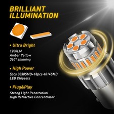 AUXITO 1156 Ba15s Led