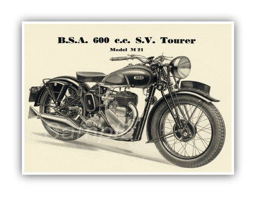 Vintage bsa 600 1937 - vintage,