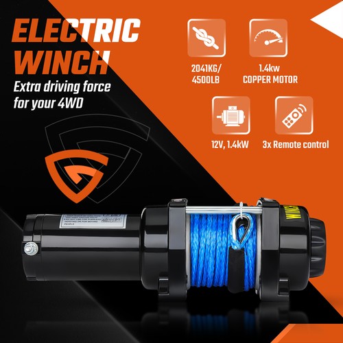 4500lb winch wireless remote