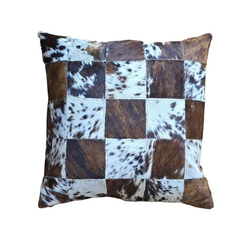 Cowhide pillow cover - cowhide, natural