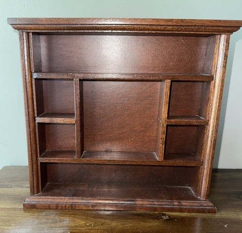 Vtg wood miniature curio - vtg,
