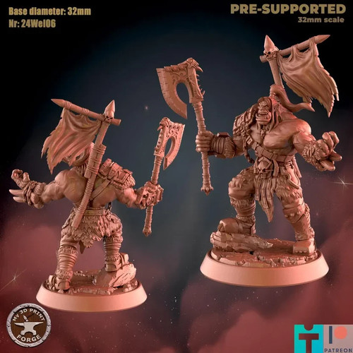 Warcraft miniatures orc - warcraft,