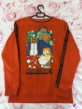 Minecraft Christmas Jumper Aged 13-14 Years