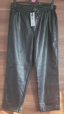 Ladies faux leather trousers