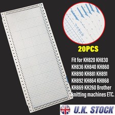20PCS Blank Punch Card 24