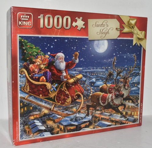 King santas sleigh 1000 piece - king,