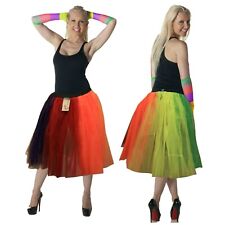 Womens 3-Layer Rainbow Tutu
