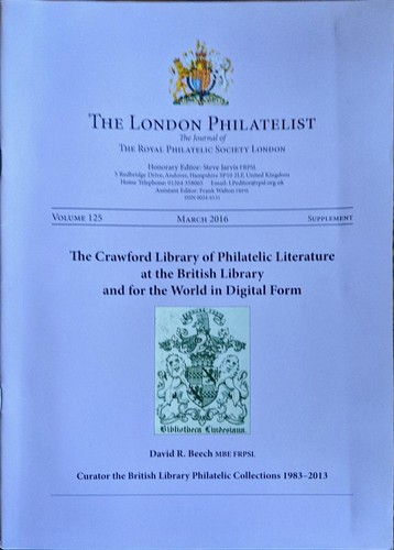 Crawford library philatelic - of,