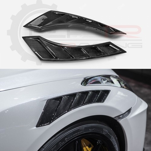 Carbon fibre fender vents pair - carbon,