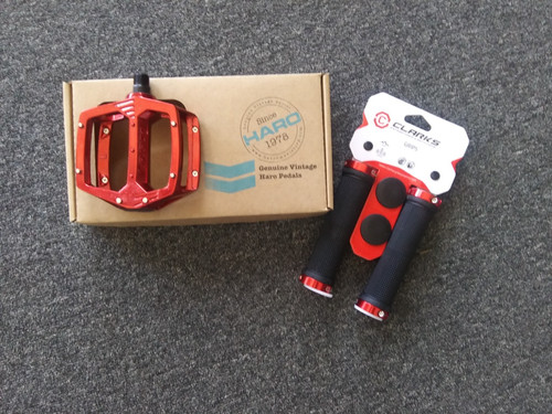 Haro fusion pedal red - 9/16,