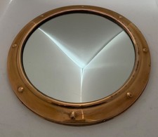 ANTIQUE LARGE CIRCULAR BRASS