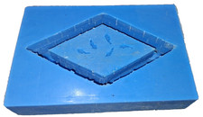 4 Silicone Playing Card Suit Moulds Dolls House Garden Ponds c/w Koi Carp & Frog