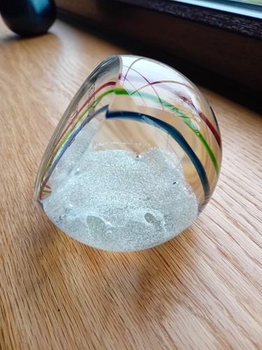 Glass paperweight caithness - glass,