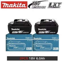 2x ✅ Genuine Makita 6ah 18v