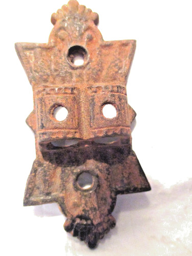Cast iron wall oil lamp - iron,