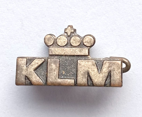 Klm airlines vintage lapel - airlines,