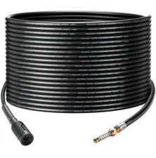 YUET 20M Pressure Washer Extension Drain Pipe Cleaning Hose Cleaner Kit,￼