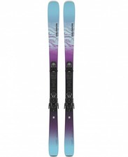 Salomon E Stance 80 Women's + M10 GW Skis 159 Black/Dewberry/Bleached Aqua
