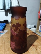 Emile galle glass vase - glass,
