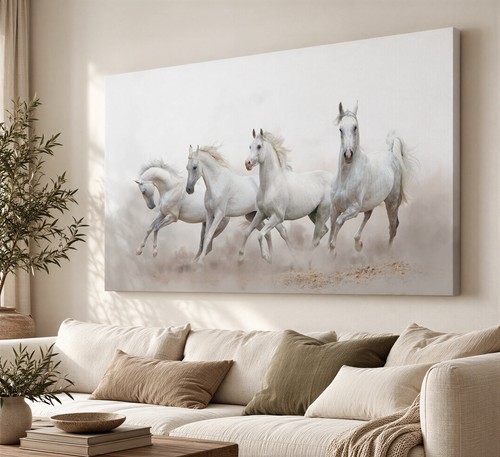 Arabian horse herd wall - arabian,