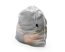 Drawstring B-Lock Laundry Washing Bag - Mesh/Net - White - 61 cm X 84 cm