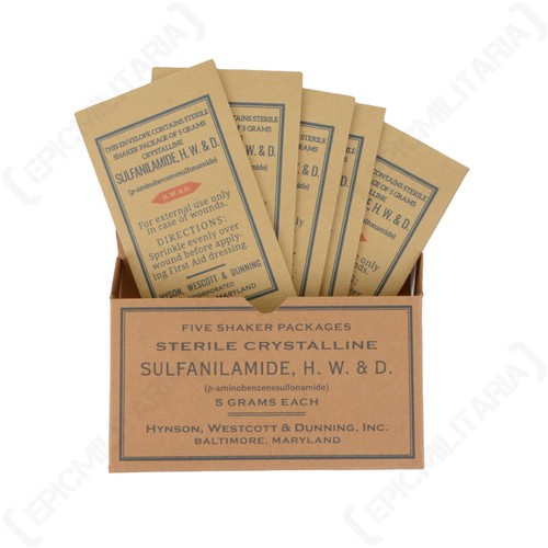 Ww2 sulfanilamide box 5 - ww2,