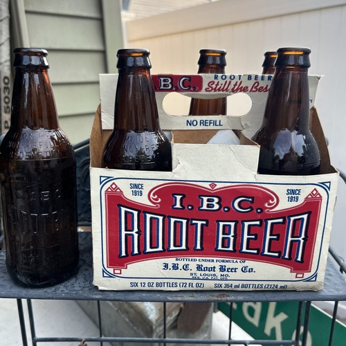 Six pack vintage - empty, brown