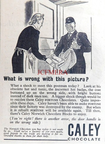 Ww2 caley fortune - caley, chocolates