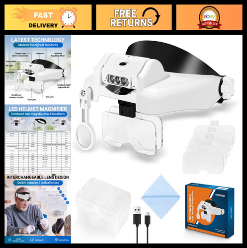Rechargeable led headband - rechargeable,