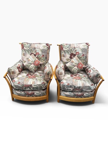 Pair ercol renaissance arm - of,