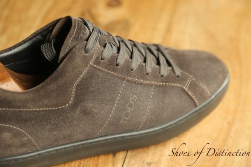 Tod tods grey suede shoes - tods,