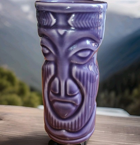 Purple tiki mug hawaii - mug,