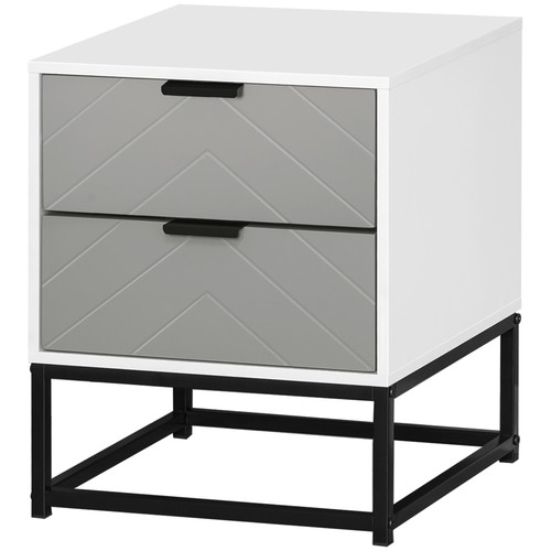 Homcom bedside cabinet - bedside, w/