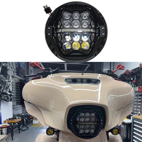 Round front headlight - 7",