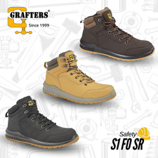 Mens Grafters Hi-Top Safety