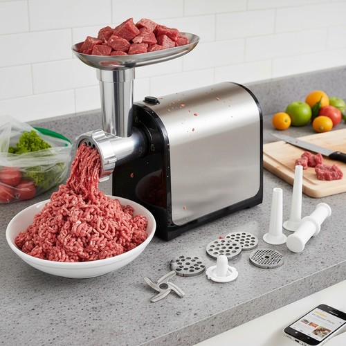 Electric meat grinder in - grinder,, 3-in-1
