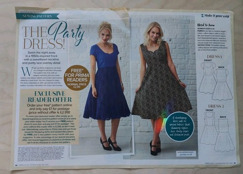 Prima magazine party dress - magazine,