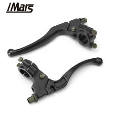 7/8" 22mm Mototcycle Alloy Brake Clutch Lever Set Split Perch for Suzuki