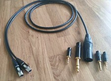 Van Damme OFC silver plated headphone Cable Audeze LCD-3 LCD-2 LCD-X LCD