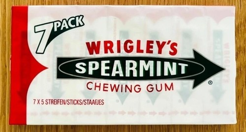 Wrigley spearmint bubblegum - wrigley's,