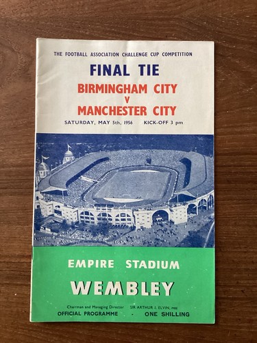 Wembley 1956 cup final - wembley, 5/5/1956