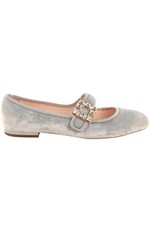 ROGER VIVIER GREY VELVET