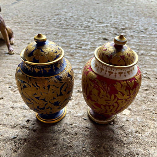 Pair ceramic decorative - ceramic,