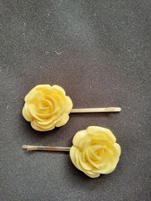 Set of 2 rose shaped hair