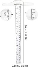 LEEQBCR 12 Inch/30 cm Plastic