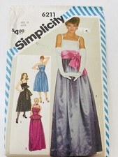 Vintage Simplicity 80's Formal