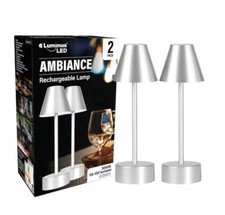 2 x Cordless Lamp Rechargeable