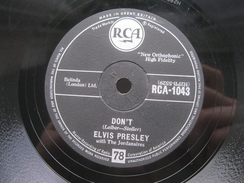 Elvis presley rpm don i - elvis,
