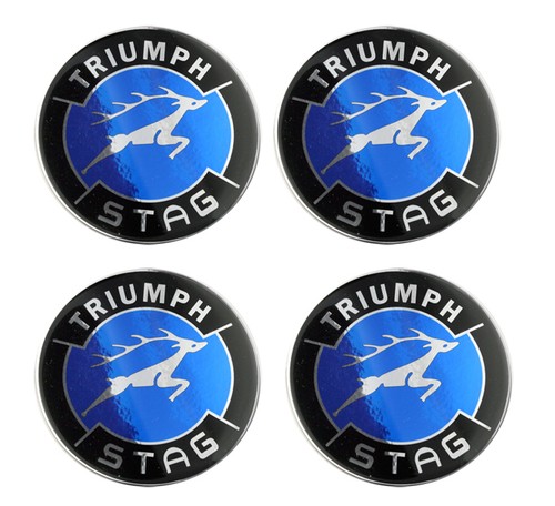 Triumph stag blue logo - triumph,